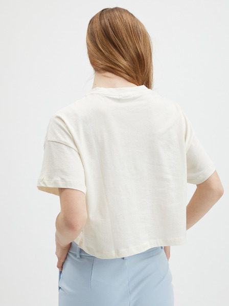 Noisy May Cămașă crop top crem Noisy May Alena