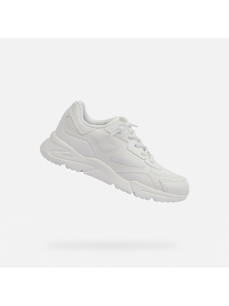 Geox Adidași albi pentru fete Geox Loftus