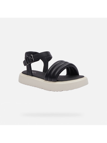 Geox Sandale negre pentru fete Geox Kodette