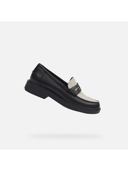 Geox Mocasini de damă negri Geox Spherica EC1