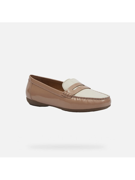 Geox Mocasini Geox Annytah moc pentru femei, maro deschis