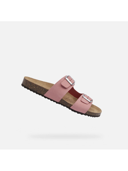 Geox Papuci roz pentru femei Geox Brionia