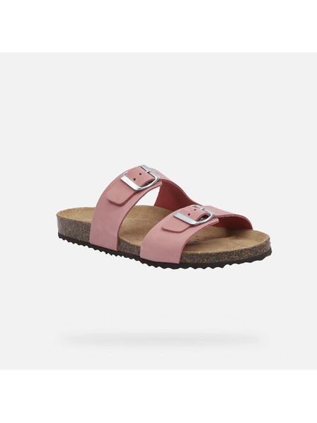 Geox Papuci roz pentru femei Geox Brionia