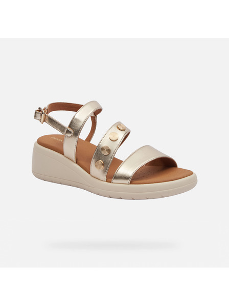 Geox Sandale de damă aurii Geox Meliconia