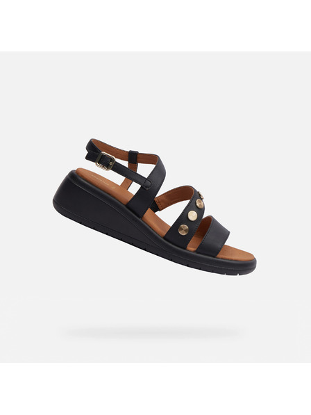 Geox Sandale negre pentru femei Geox Meliconia