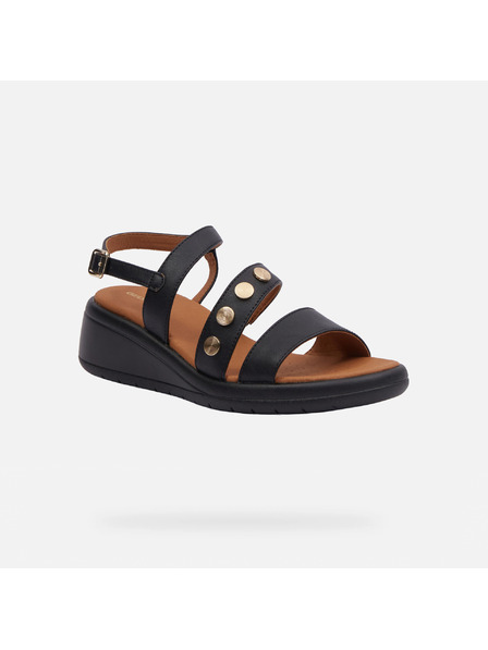 Geox Sandale negre pentru femei Geox Meliconia