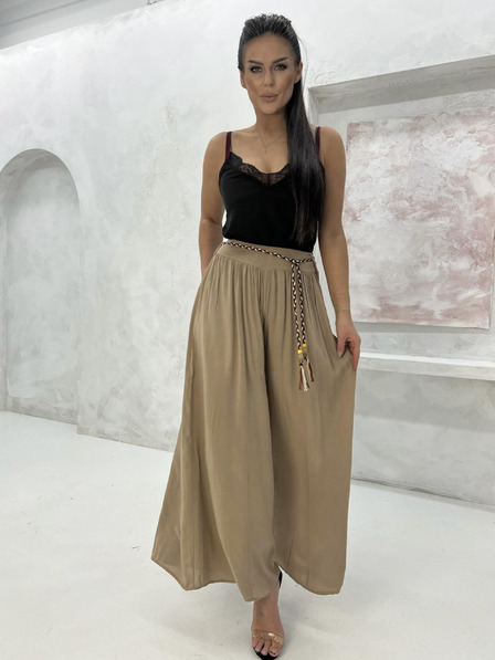 Edoti Pantaloni culotte damă PLR269 - maro EDOTI