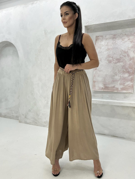 Edoti Pantaloni culotte damă PLR269 - maro EDOTI