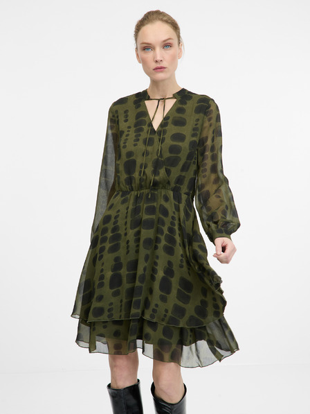 Orsay Rochie verde până la genunchi pentru femei ORSAY