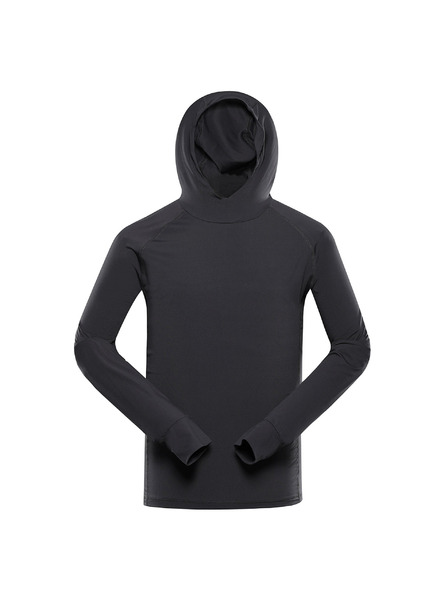 ALPINE PRO Hanorac funcțional pentru bărbați cu elemente reflectorizante ALPINE PRO IZAR gri închis