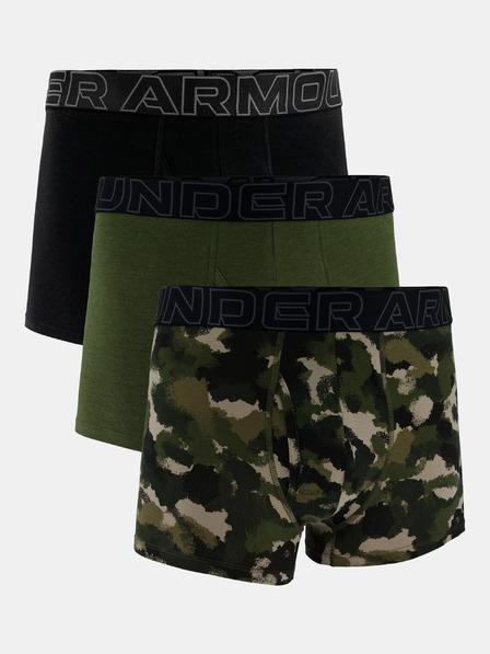 Under Armour Boxeri pentru bărbați Under Armour M UA Perf Cotton Nov 3in-GRN