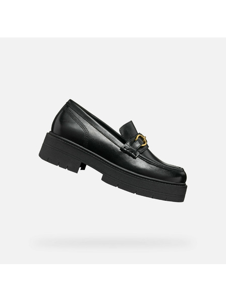 Geox Mocasini negri pentru femei Geox Spherica EC7