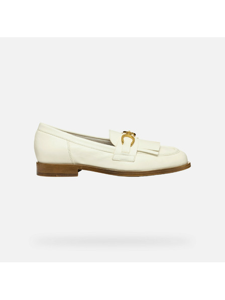 Geox Mocasini crem pentru femei Geox Prometya