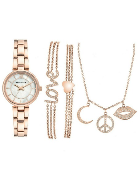 Anne Klein Ceas roz-auriu de damă Anne Klein