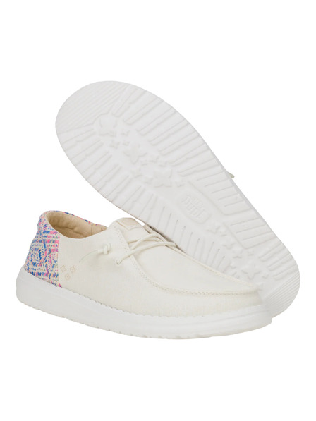 Hey Dude Mocasini crem pentru femei Hey Dude