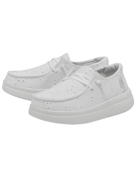 Hey Dude Mocasini albi pentru femei Hey Dude