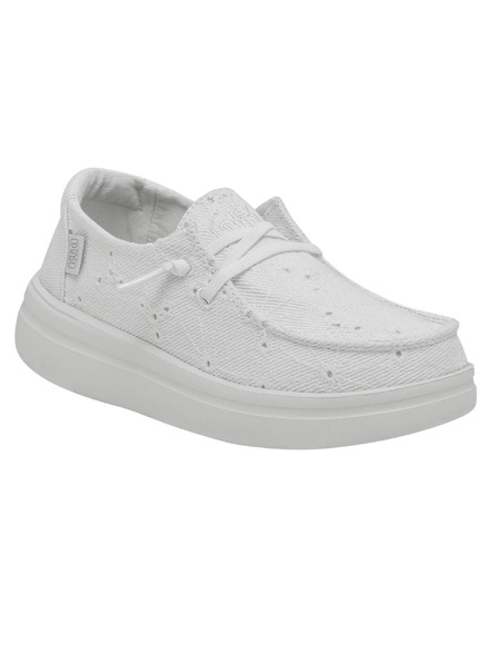 Hey Dude Mocasini albi pentru femei Hey Dude