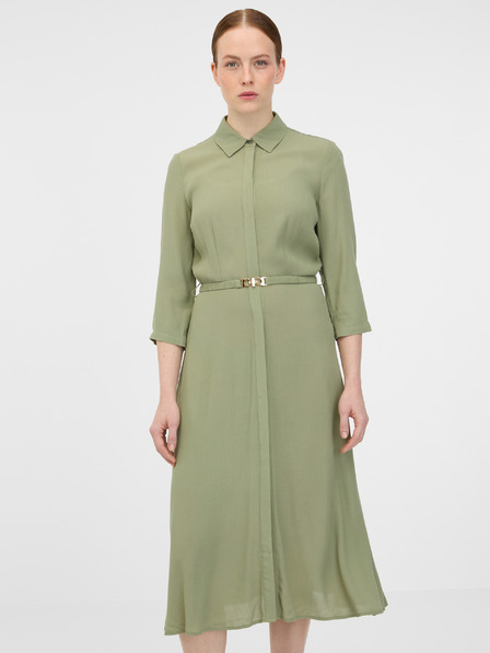 Orsay Rochie-cămașă midi de damă kaki ORSAY