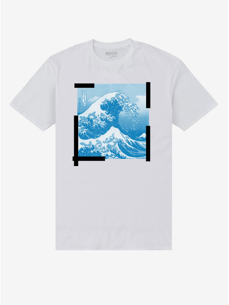 ZOOT.Fan Tricou alb apoh Londra apoh Hokusai Tape