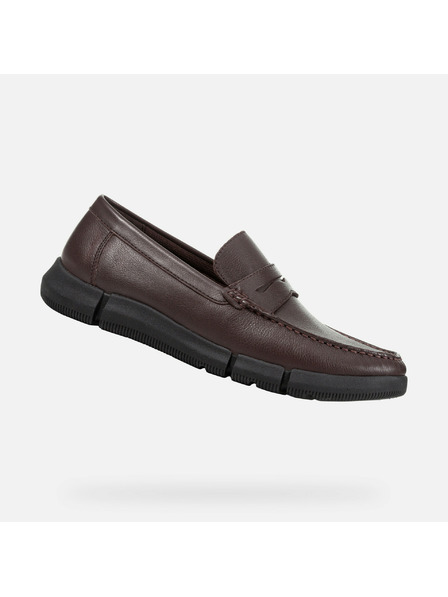 Geox Mocasini maro închis pentru bărbați Geox Adacter M Wide