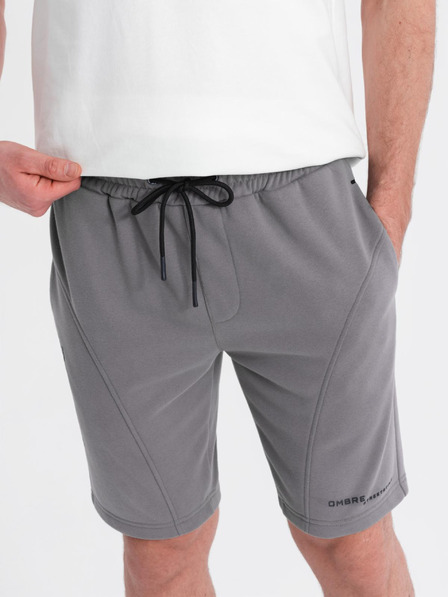Ombre Clothing Pantaloni scurți de trening pentru bărbați cu imprimeu Ombre Clothing