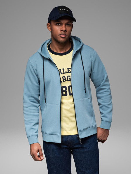 Ombre Clothing Hanorac cu glugă în stil streetwear Ombre Clothing