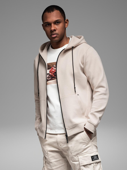 Ombre Clothing Hanorac cu glugă în stil streetwear Ombre Clothing