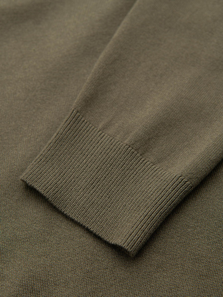 Ombre Clothing Pulover tricotat pentru bărbați cu puncte structurate Ombre Clothing