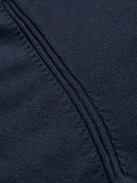 Ombre Clothing Pulover tricotat pentru bărbați cu puncte structurate Ombre Clothing