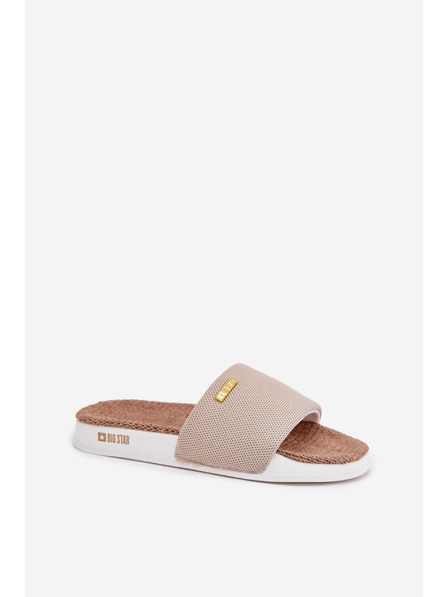 BIG STAR SHOES Papuci de damă Big Star - bej Mărime: