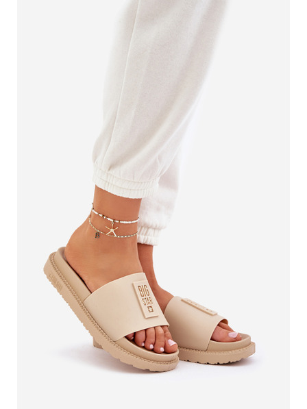 BIG STAR SHOES Papuci de damă Big Star - bej Mărime: