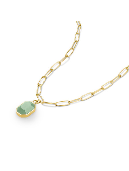 Rosefield Colier Rosefield de culoare aurie Geometric Gemstone JNGGG-J664
