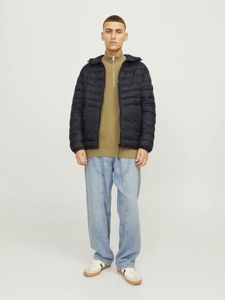 Jack & Jones Jachetă matlasată neagră Jack & Jones, bărbați