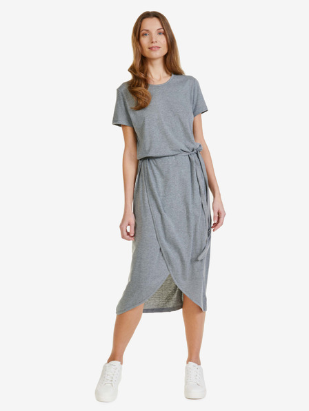 Sam 73 Rochie midi gri deschis pentru femei SAM 73 Gaia
