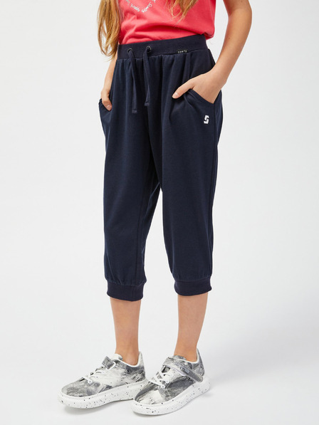 Sam 73 Pantaloni de trening trei sferturi albastru închis pentru fete SAM73 Rudolph