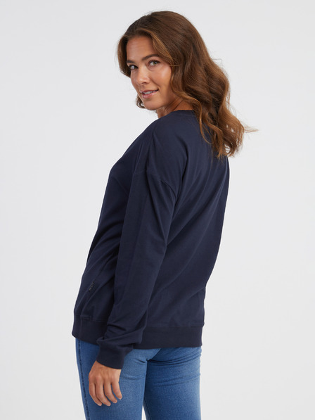 Sam 73 Tricou cu mânecă lungă albastru închis pentru femei SAM 73 Sharma
