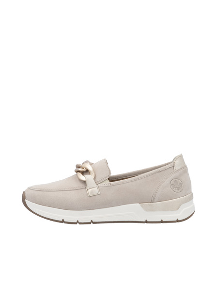 Rieker Mocasini bej Rieker