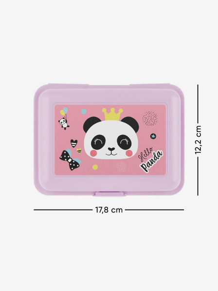 BAAGL  Cutie panda violet pentru gustări Baagl