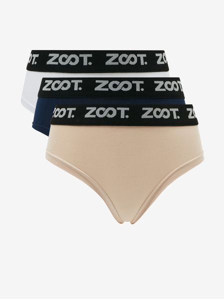 ZOOT.lab Set de trei chiloți de damă în alb, albastru și bej ZOOT.lab