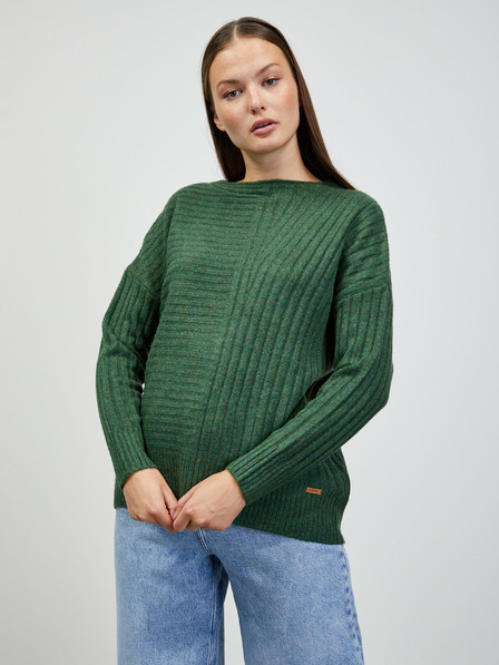 ZOOT.lab Pulover cu dungi verde pentru femei ZOOT.lab Natacha