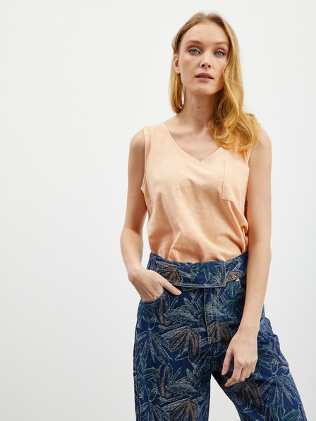 ZOOT.lab Tricou din in pentru femei, caise ZOOT.lab Josi