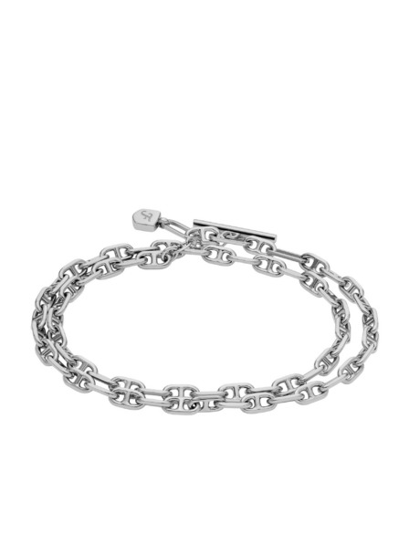 Fossil Brățară dublă din oțel pentru doamne Fossil D-Link JA7245040