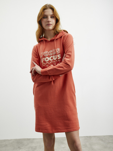 ZOOT.lab Rochie sweatshirt cu glugă pentru femei, corai, cu imprimeu ZOOT.lab Debby