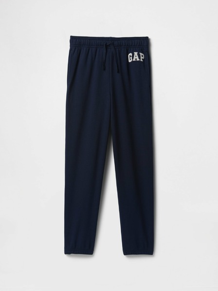 GAP Pantaloni de trening fleece logo army pentru copii GAP